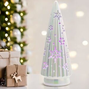 MR. CHRISTMAS  90th Anniversary Collection Lit Kaleidoscope Tree Ceramic